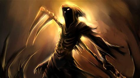 Dark Grim Reaper Horror Skeletons Skull Creepy F Wallpaper 1920x1080