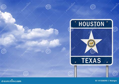 Welcome To Houston Texas Stock Photo Image Of City 141508090