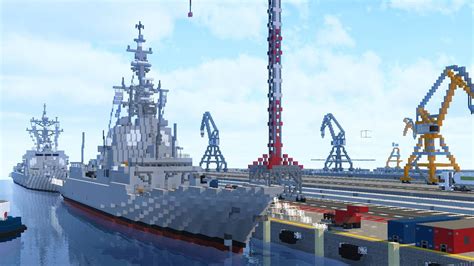 Minecraft Shipside Modern Navy Server Review Youtube