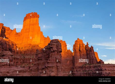 The Fisher Towers From Left The Kingfisher The Cottontail And Ancient