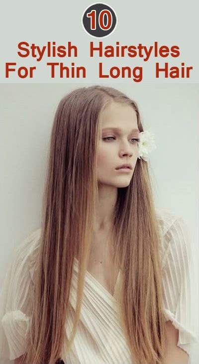 Even with insufficient hair thickness and density you can come up with some absolutely breathtaking styles. Haircut for thin long hair | Hair Style and Color for Woman