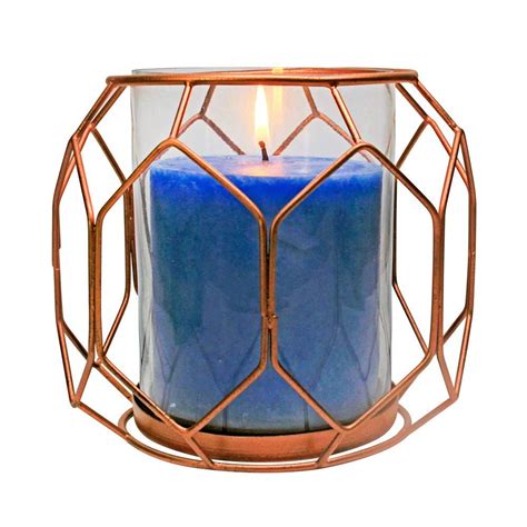 geometric finish candle holder candle holders geometric copper candles