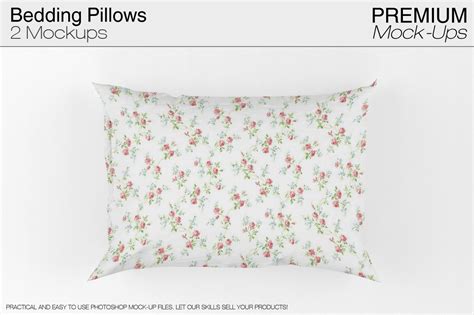 bedding pillows mockup set creative product mockups creative market