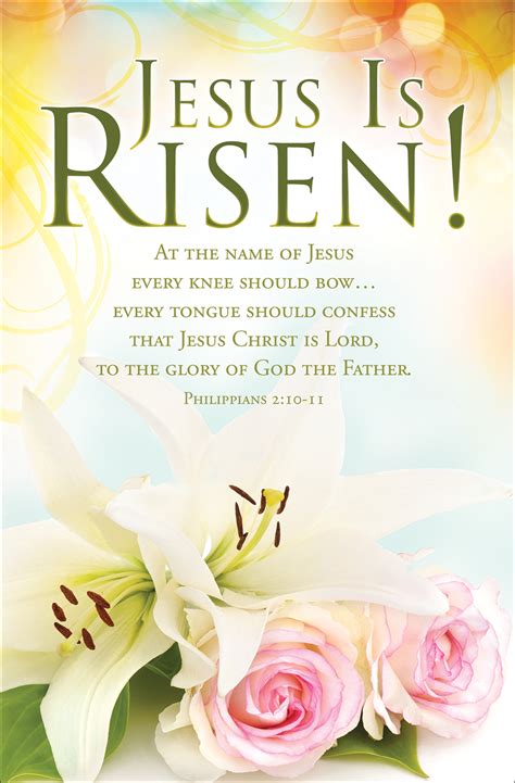 Standard Easter Bulletin Jesus Is Risen Concordia Publishing House