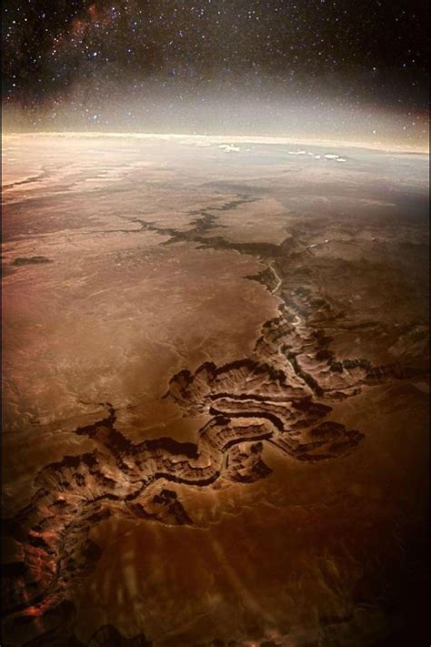 Grand Canyon From Space Nature Beautiful Nature Aerial Photography