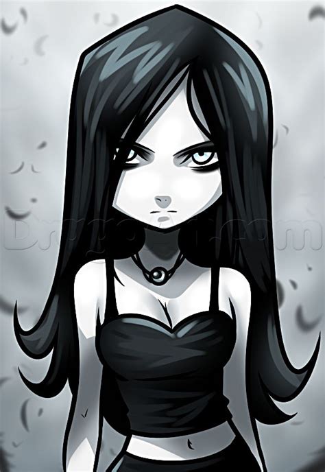 Manga How To Draw It In 2019 Gothic Drawings Art Girl Goth Girls