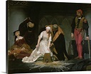 The Execution of Lady Jane Grey, 1833 Wall Art, Canvas Prints, Framed ...