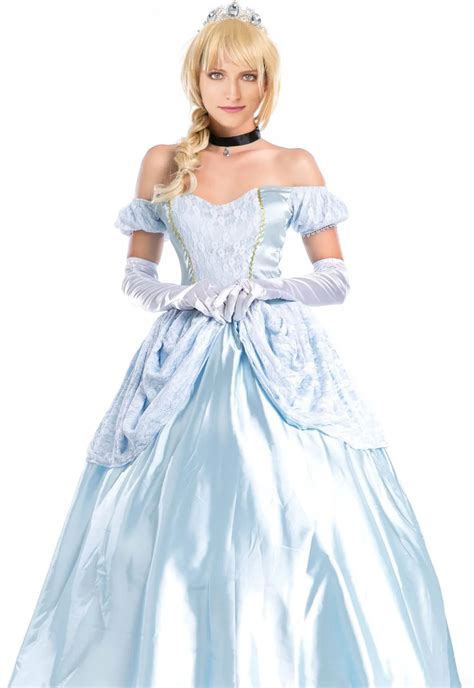 Beautiful Princess Cinderella Ball Gown Dress Fairy Tales Costume Adult Hot Sex Picture