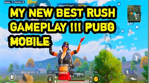 My New Best Rush Gameplay Pubg Mobile I Meet A Hunter