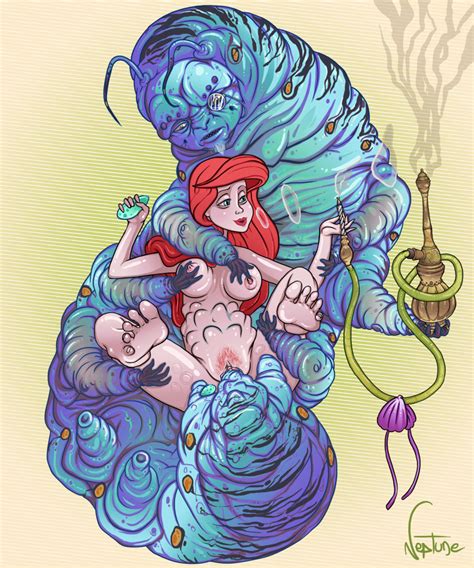 Rule 34 Alice In Wonderland Ariel Arthropod Big Breasts Breast Grab Breasts Caterpillar Disney