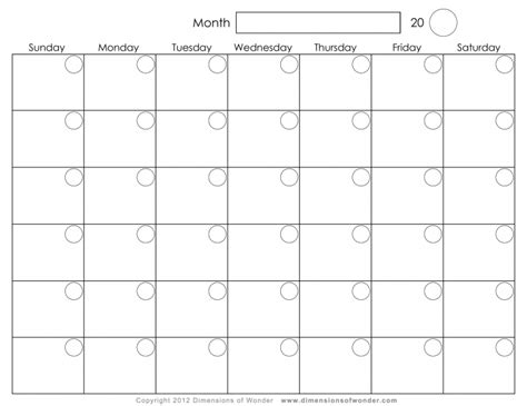 Printable Calendar Custom Date Range Free Calendar Template