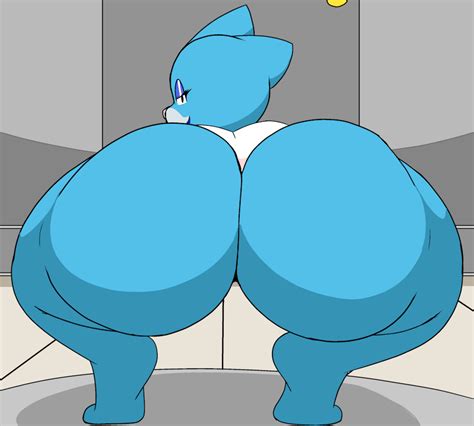 Rule 34 Animated Anthro Ass Bedroom Eyes Big Butt Blue Body Blue Fur Bouncing Ass Cartoon