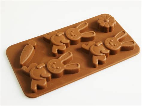 Bunny Rabbit Carrot Silicone Chocolate Mould Easter Favourite