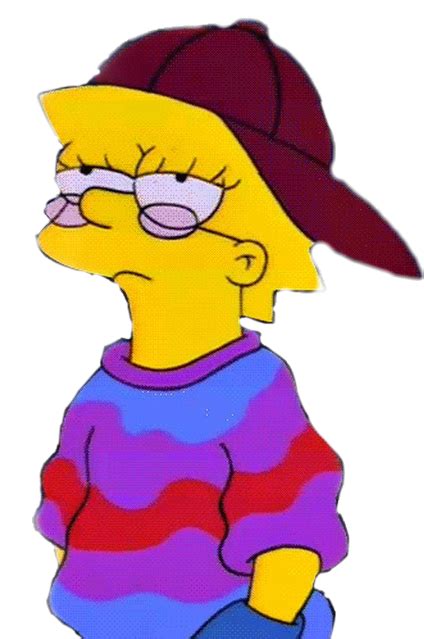 Lisa Simpson Aesthetic Mood Pfp Sticker By Willymccaff
