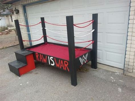 Hand Crafted Wrestling Ring Bed By Mikes Custom Woodwork