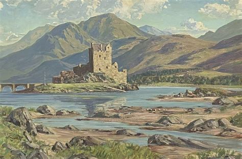 William Russell Glencoe Scotland Signed Scottish Oil Painting At 1stdibs