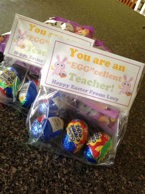 See more ideas about easter classroom, easter, easter preschool. Fun Easter treat for teachers. | Fun easter treats, Teacher gifts, Easter treats