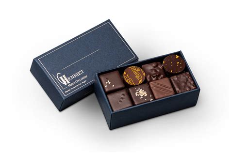 Coffret De Chocolats Assortis 130 G Chocolaterie Henriet