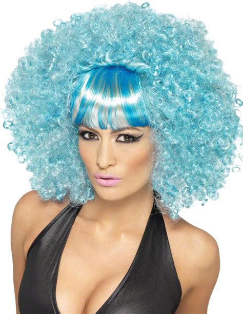 Sexy Blue Afro Wig Lovers Lane