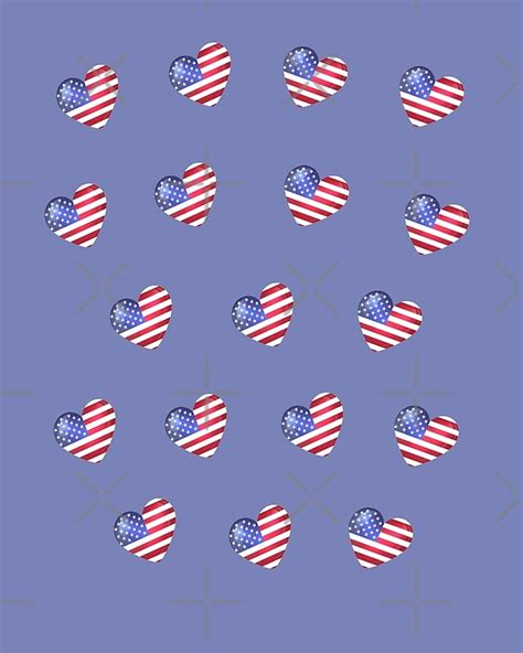 American Flag Pattern By Camwiz Redbubble