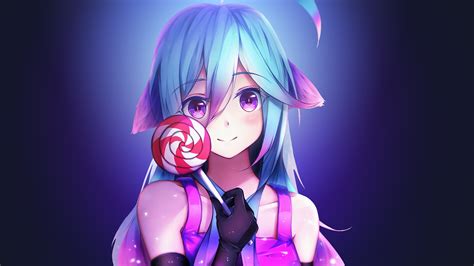 No matter how your day is going so far, these sweet baby animals will put a smile on your face. 1920x1080 Anime Girl Cute Rainbows And Lolipop Laptop Full ...