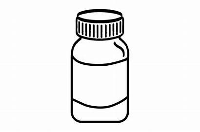 Bottle Pill Clipart Medicine Clip Pills Vitamins