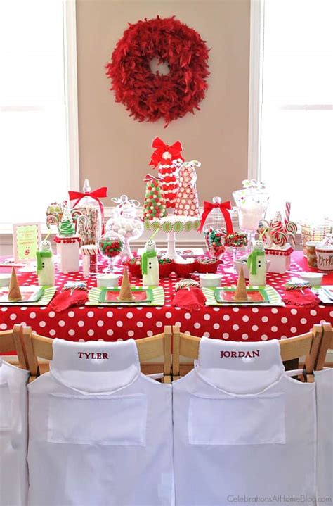 Kids Candy Coated Christmas Party Celebrations At Home