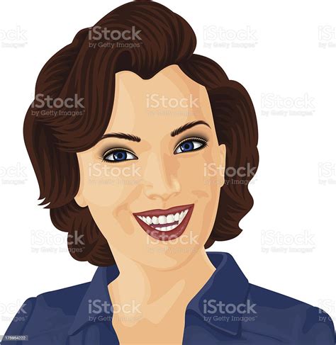 Pretty Business Woman Stock Illustration Download Image Now Adult
