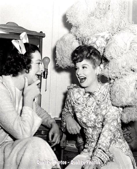 Lucille Ball Fanny Brice Share A Laugh 85x11 Photo Print Comedians