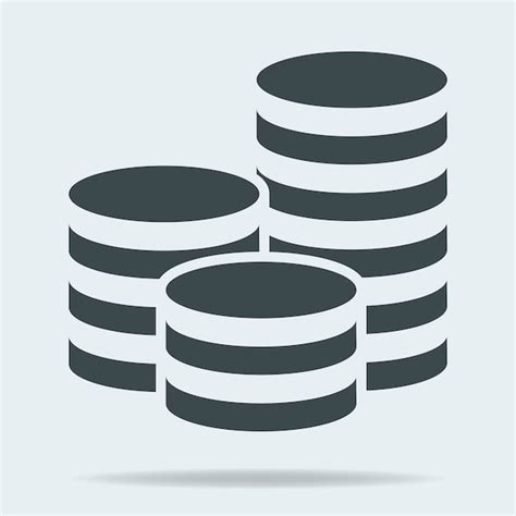 Premium Vector Coins Stack Vector Illustration Money Stacked Coins