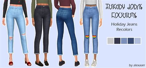 Sims 4 Maxis Match Mom Jeans