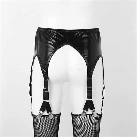 womens vintage shiny metallic garter belts holding stockings underwear panties ebay