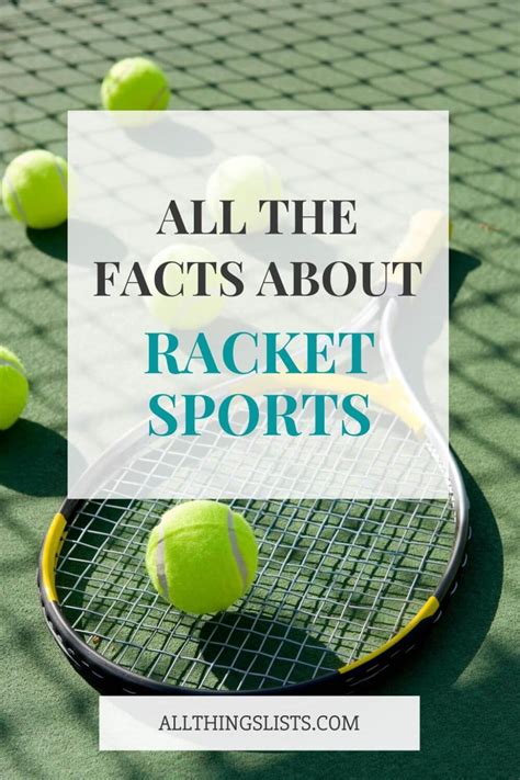 All The Racket Sports Facts You Want To Know