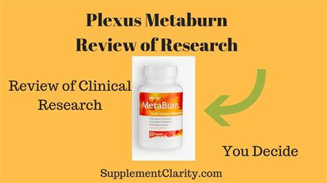 Plexus Metaburn Review Of Clinical Research Youtube