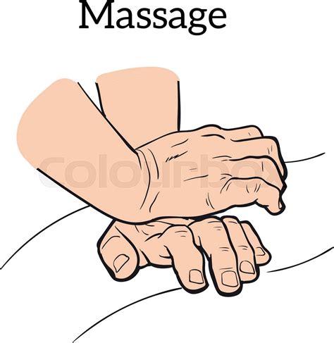 Therapeutic Manual Massage Medical Therapy Stock Vector Colourbox