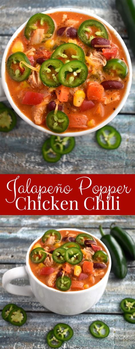 Jalapeno Popper Chicken Chili Is The Perfect Warm And Comforting Soup