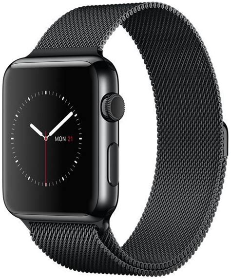 Apple Watch 42mm Space Black Stainless Steel Case With Space Black