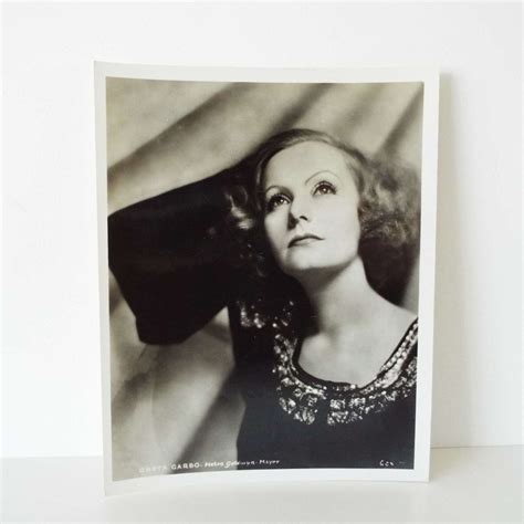 Rare Vintage Original 1931 Greta Garbo Publicity Film Movie Photograph Inspiration Mgm By