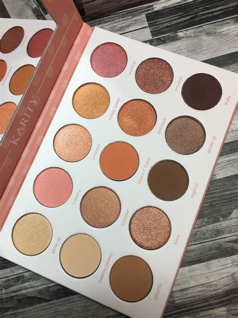 A Peach Palette Karity Just Peachy Palette Review And Swatches Mrs
