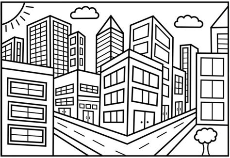 City Coloring Pages Best Coloring Pages For Kids