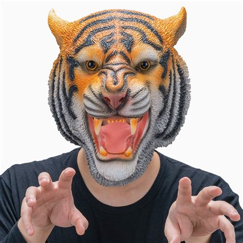 Einfachheit Mahlzeit Strafe Tiger Maske Motivation Sanftmut Tasse