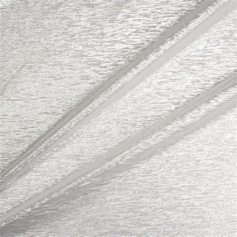Silver White Metallic Silk Lamé