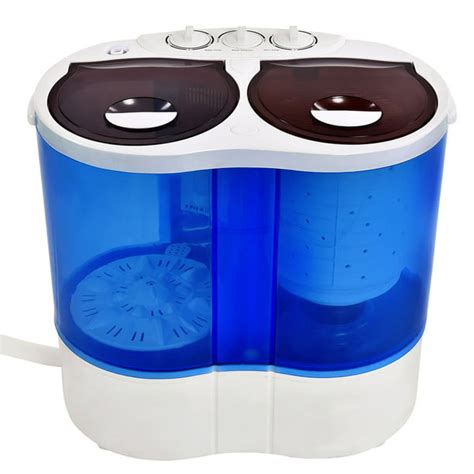 Costway Portable Mini Washing Machine Compact Twin Tub 154lbs Washer