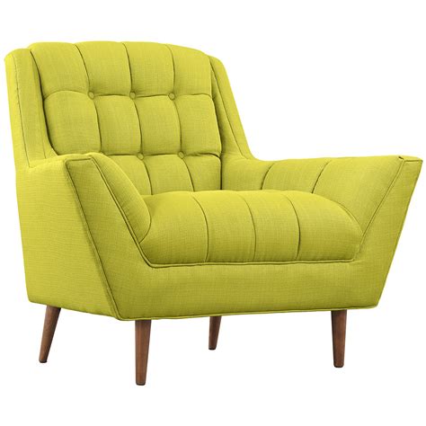 In lime green for zesty impact. Hued Armchair | Modern Furniture • Brickell Collection