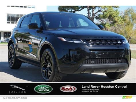 2020 Santorini Black Metallic Land Rover Range Rover Evoque Se