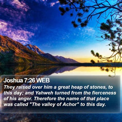 Joshua 7 Scripture Images Joshua Chapter 7 Web Bible Verse Pictures