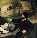 Édouard Manet - Le Déjeuner sur l'herbe, 1863. Detail. Image Édouard ...