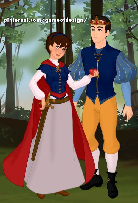 Disney Gender Swap Snow White And The Prince Winter White And The