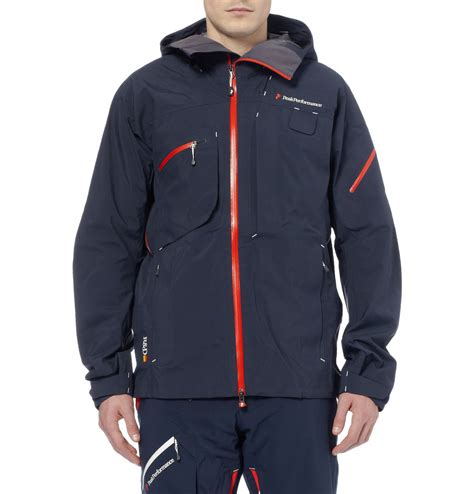 Lyst Peak Performance Heli Alpine Skiing Jacket In Blue For Men