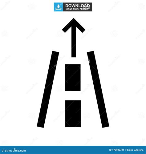 Road Icon Or Logo Isolated Sign Symbol Vector Illustration Stock Vector
